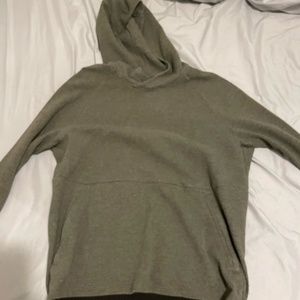 Lululemon Men's At Ease Hoodie - Size M, Green/Gray Color